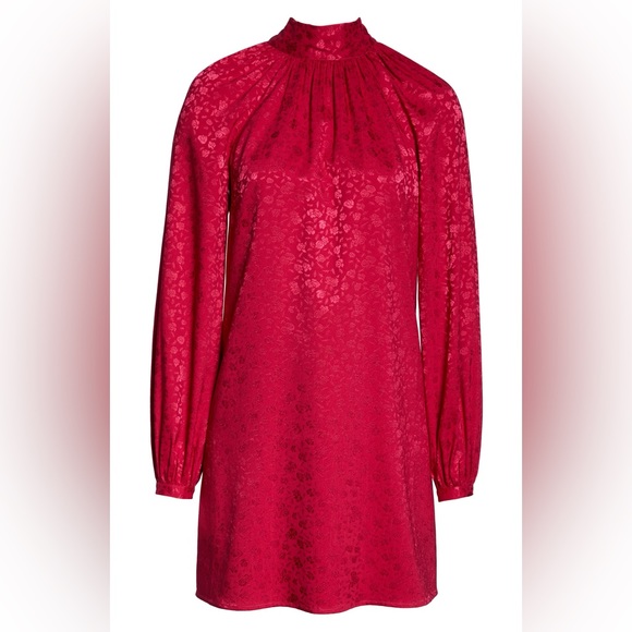 New 🌹 Nordstrom Ali & Jay Pink Long Sleeve Samantha Mini Dress SOLD OUT - Picture 5 of 5